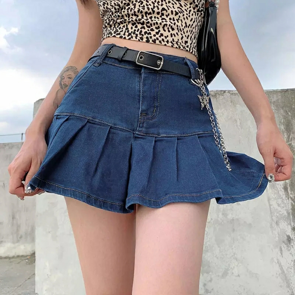y2k Denim Mini Skirt